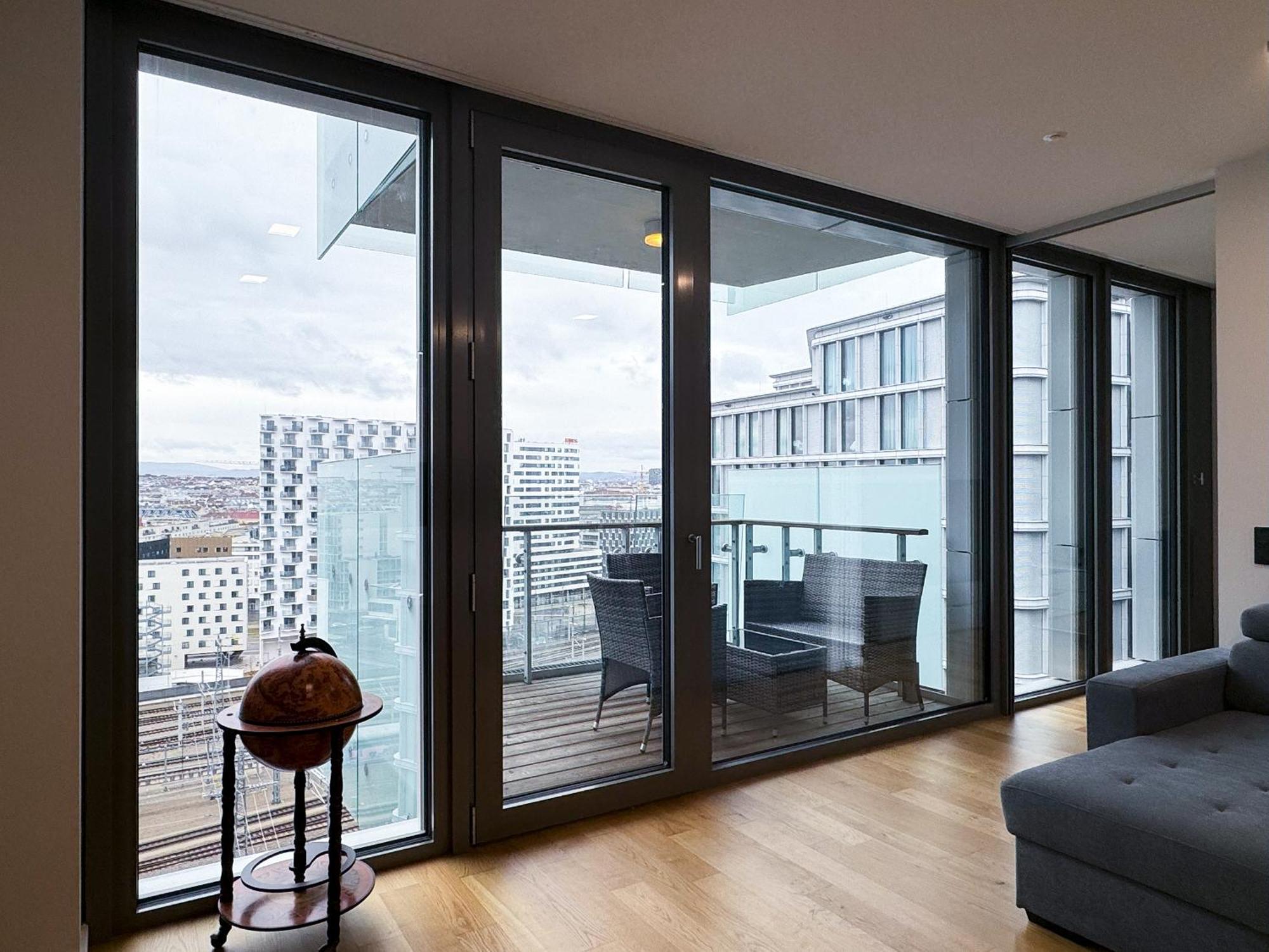 Luxus-Apartment Mit Weitblick Viena Exterior foto
